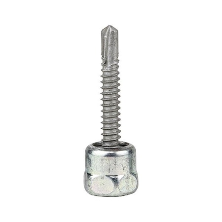 Sammys Vertical Rod Anchor, Steel, 1/4 in Size, 1 1/2 in L, Steel Zinc Plated, 25 PK 8026957