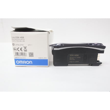 Omron FIBER SENSOR AMPLIFIER 12-24V-DC E3X-HD8