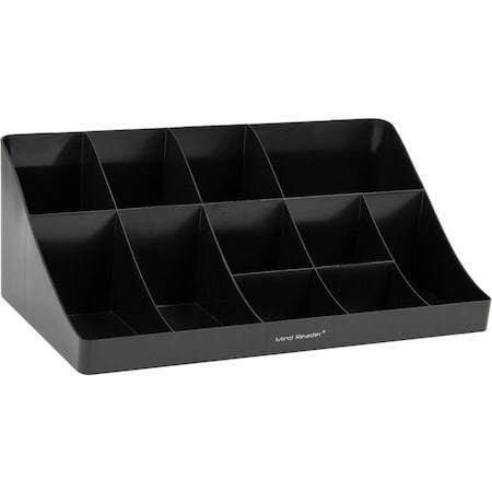 Mind Reader Coffee Condiment Organizer, Black COMORGBLK
