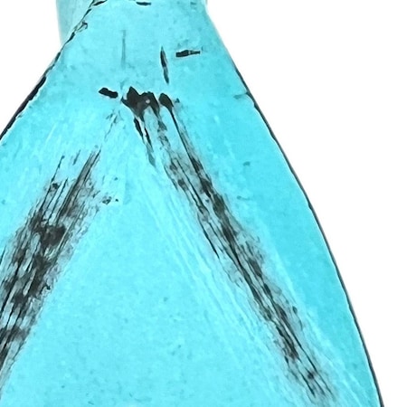 Homeroots Set of Six Aqua Novelty Knob Metal Drawer Pull Knobs, 6PK 635766