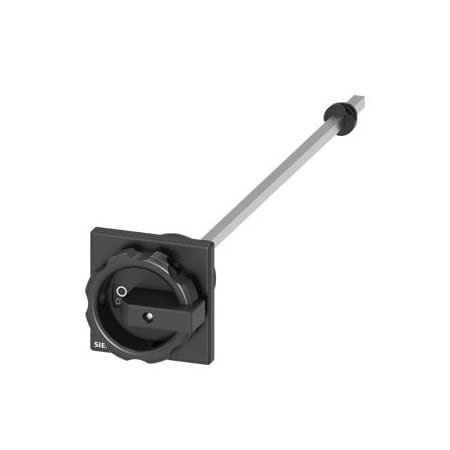 Siemens Door-coupling rotary operating mechanism black 66x66 mm, Front plate mounting 3LD9344-2CA
