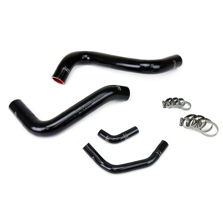 Hps Performance High Temp Reinforced Silicone Radiator Coolant Hose Kit, Black, 57-1467R-BLK