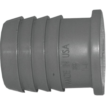 Boshart Industries Plug Pipe 1in Poly Grey UPPP-10