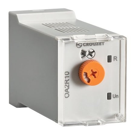 Crouzet Syr-Line Plug-In Timer OA2R, 12-240 VAC/DC, 2 C/O, 10 A, 0.5 - 10 days, 35 mm, 5PK OA2R10MV1