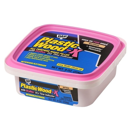 Dap Wood Filler, Paste, Musty, Natural, 8 oz 7079800541
