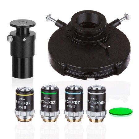 Amscope Phase Contract Turret Kit for T720  with Infinity-corrected Plan Lenses PCT720-INF