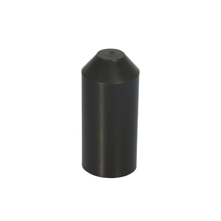 Kable Kontrol Heat Shrink End Cap Boots, 1" Inside Diameter, 2:1 Shrink Ratio, Black, HSEC21-100-BK