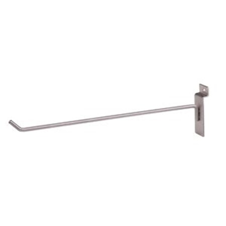 Luggage Loader 12 in. Hook for Slatwall, Satin Nickel LU897905