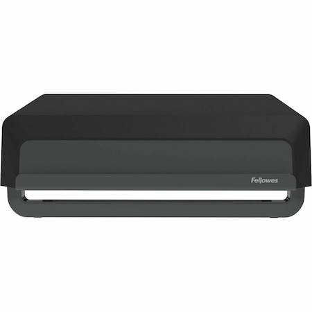 Fellowes Breyta Monitor Stand, 13.94in x 11.97in x 3.23in to 5.9in, Black, Supports 33 lb 100098502