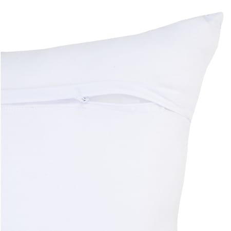 Homeroots Set of Four 18" X 18" Blue Beach Chevron Cotton Zippered Pillow, 4PK 535277