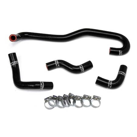 Hps Performance High Temp Reinforced Silicone Heater Coolant Hose Kit, Black,  57-1655-BLK