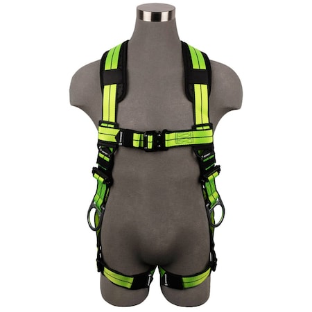 Safewaze PRO Plus Full Body Harness 3D, QC Chest, QC Legs 3X FS-FLEX285-QC-3X