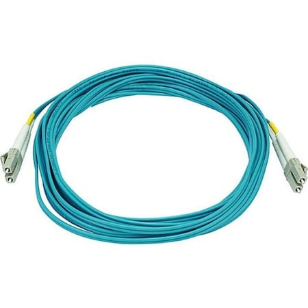 Monoprice Fiber Optic Patch Cord, LC/LC, 5m, Aqua 6388
