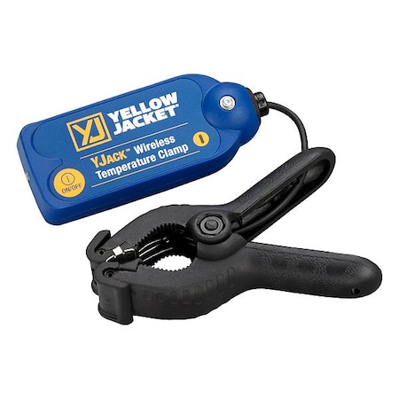 Yellow Jacket Temp Clamp, 1.25 in Pipe Dia, Plastic 67061