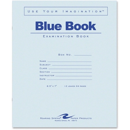 Roaring Spring Paper Products Exam Book, 500PK 77513