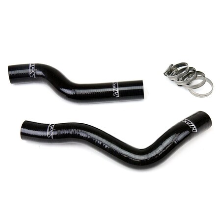 Hps Performance High Temp Reinforced Silicone Radiator Coolant Hose Kit, Black, 57-1229-BLK