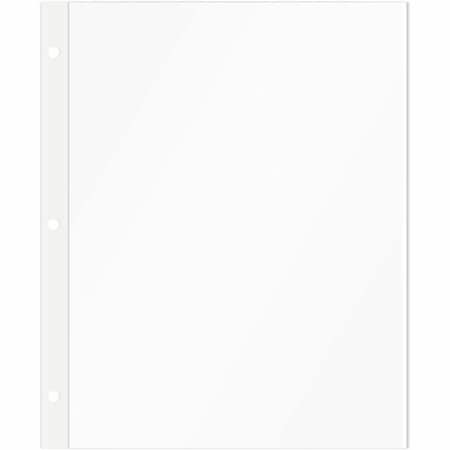 C-Line Products C-Line 85050 Redi-Mount Photo Sheets 3-Hole Punched 11 x 9 50 Sheets per Box 85050