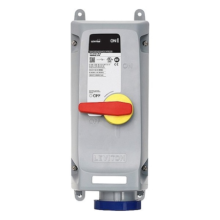 Leviton IEC Pin and Sleeve Mechanical Interlock 360MI6WLEV