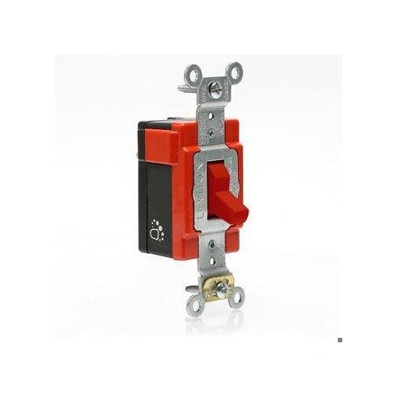 Leviton Lev-Lok Toggle SP AM 20A Red AM120-R