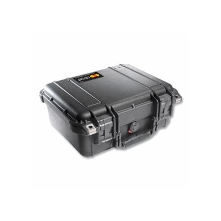 Pelican Protector Case, 0.31 ft¬≥, 13.37 in L x 11.62 in W x 6 in D, Yellow, with Foam 562-1400-000-240