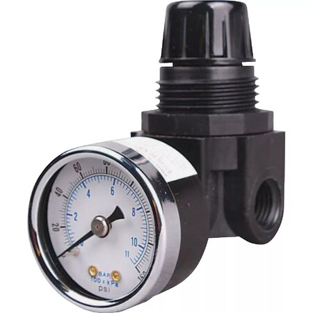 Tru-Flate 1/4'' NPT 250 PSI Mini Pressure Regulator 27-444