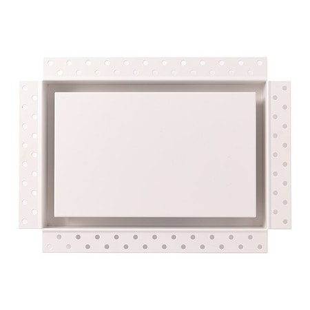 Fittes Wall/Ceiling Register, White, Steel DWALL6X10SWH