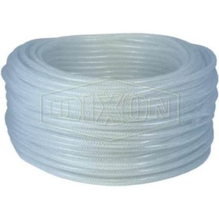 Dixon Braided Tubing, 3/8 in ID x 5/8 in OD x 300 ft L, PVC, Domestic BR0609