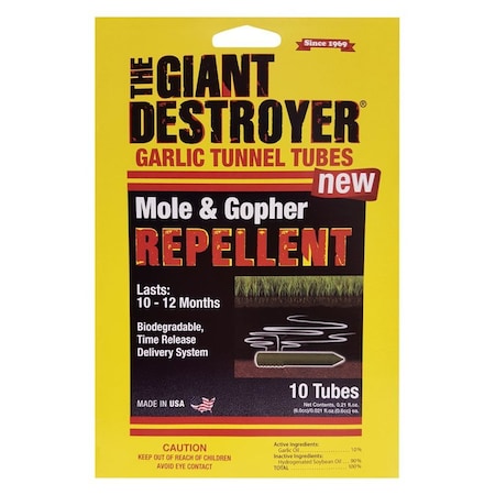 Atlas The Giant Destroyer Animal Repellent Tubes For Gophers and Moles 0.21 oz, 10PK 410