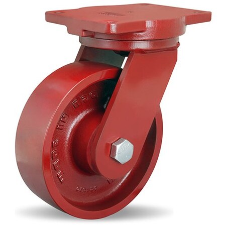 Hamilton Extra Heavy Duty Swivel Caster, 8" x 2 1/2" Metal Wheel, 3/4" Precision Tapered Roller Bearings S-EHD-8MT