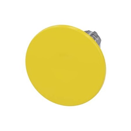 Siemens Mushroom pushbutton, 22 mm, round, metal, shiny, yellow, 60 mm 3SU1050-1CD30-0AA0