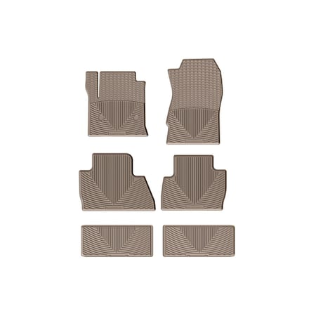 Weathertech Tan, Front, Rear, and Rear All Weather Floor Mats W309TN-W324TN-W264TN