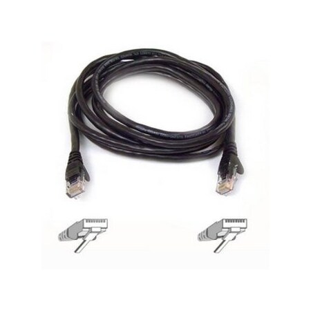 Belkin 1Ft Cat6 Snagless Patch Cable, Utp, Black Pvc Jacket, 23Awg, 50 A3L980-01-BLK-S