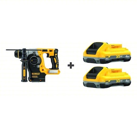 Dewalt Cordless Rotary Hammer Drill, 6.8 lb. DCH273B/DCB2104-2