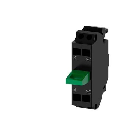 Siemens Contact module with 1 contact element, 1 NO, gold-plated contacts 3SU1400-2AA10-3LA0