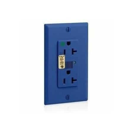 Leviton PlugsandReceptacles, 20A, 125VAC, Bl, Nylon 8380-B
