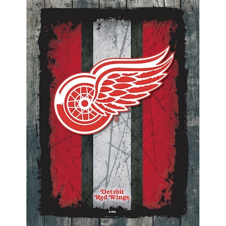 Holland Bar Stool Co Detroit Red Wings 24" x 32" Canvas Wall Art LCnvs02-2432DetRed