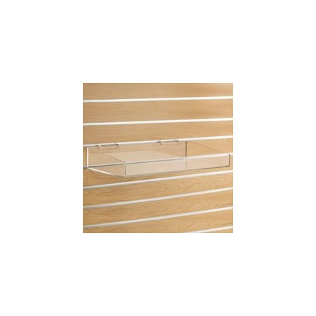Specialty Store Services Acrylic Tray For Slatwall, 18 In. W X 10 In. D X 4 In. H 4203