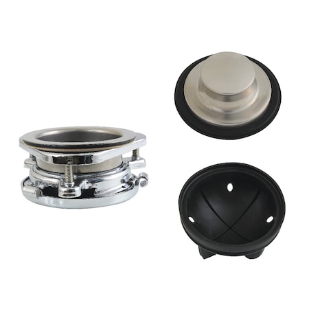 Kingston Brass 3-Bolt Garbage Disposal Mount Assembly, Polished Stainless Steel/Polished Chrome KDK4301