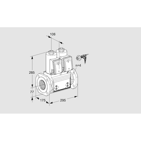 Honeywell Kromschroder VCS665F05NNWRB/PPPP/PPPP KS88204545