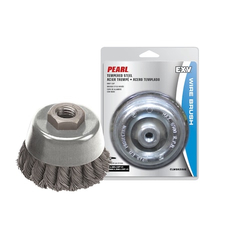 Pearl EXV Knot Cup Wire Brush 6 x .020 x 5/8-11 CLWBK658E