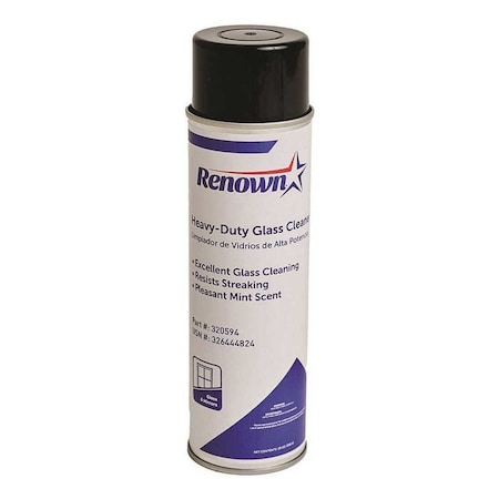 Renown Heavy-Duty Glass Cleaner Aerosol 19 oz., 12PK REN032