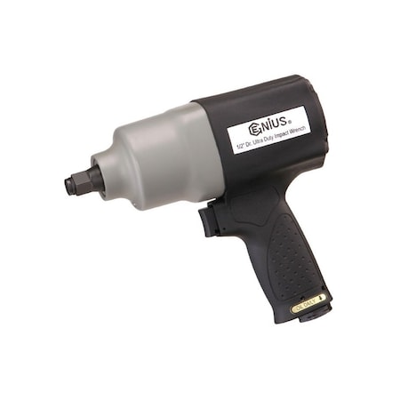 Genius Tools 1/2in Dr. Ultra Air Impact Wrench Max Torque 700ft.lb. 4K0950