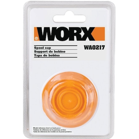 Worx Spool Cap Cover, ABS, For: Grass Trimmer WA0217