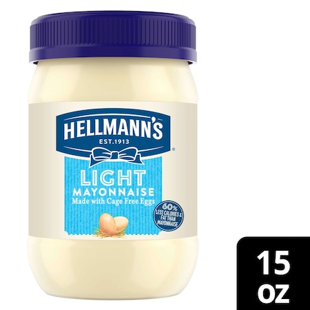 Hellmanns Light Mayonnaise, 15 Ounce, 12PK 67370328