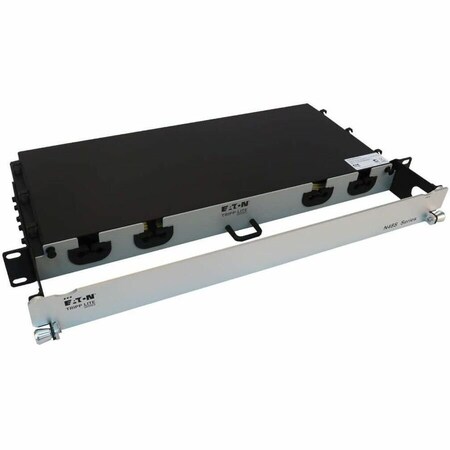 Eaton Tripp Lite Series Preloaded Fiber Panel, 1U - 2x 3x8F MTP/MPO-APC F/F 24F Trunk Cables, OS2, RJ45 N48S-2M3X8M-20
