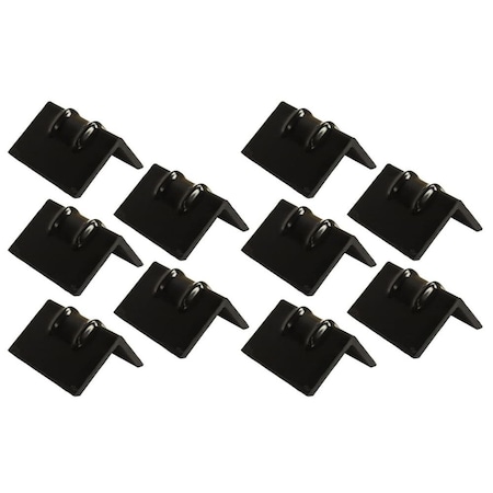 Mytee Products Steel Edge Protector w/Rubber Coating on Back - 6in, 10PK SCP-R2x10