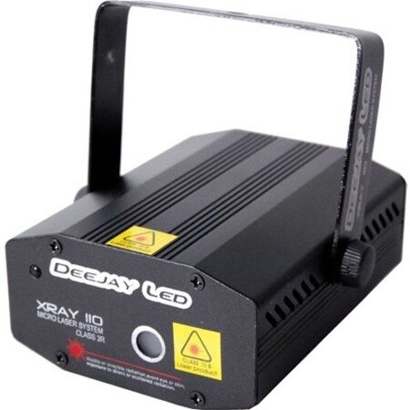 Deejay Led Real Laser Sound Activated Light Show System w/Red / Green Lasers both sound and preprogrammed effe XRAY110