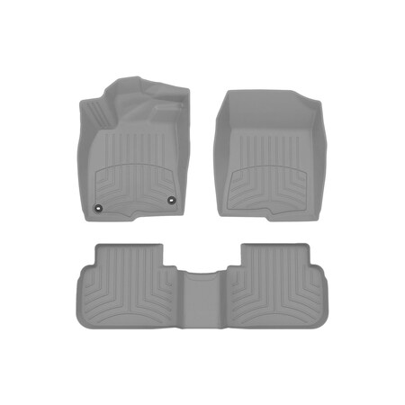 Weathertech Grey, Front and Rear FloorLiner HP 461692-1-2IM