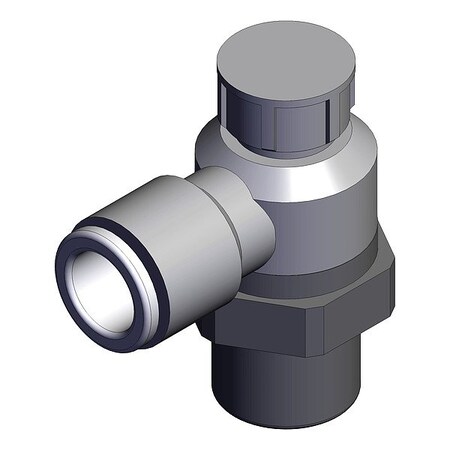 Smc Flow Control, Elbow, Meter-Out, R Thrd, 8MM AS2201F-02-08A