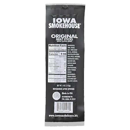 Iowa Smokehouse STICK MEAT ORIGINAL 4OZ IS-4N